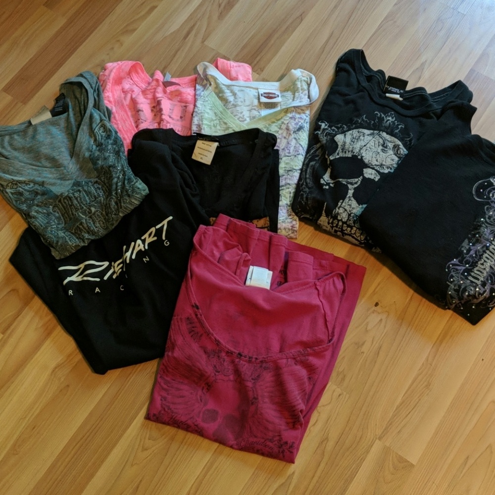 Harley davidson shirt lot